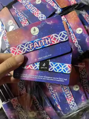 UPliv Wristband -- Your daily inspiration, one tap away